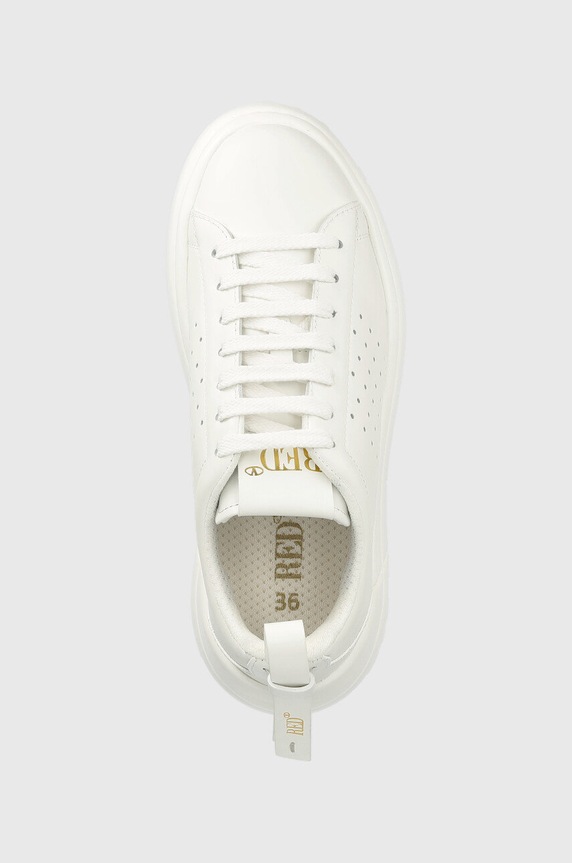 Red Valentino sneakersy skórzane biały 1Q0S0E11STP.0BO