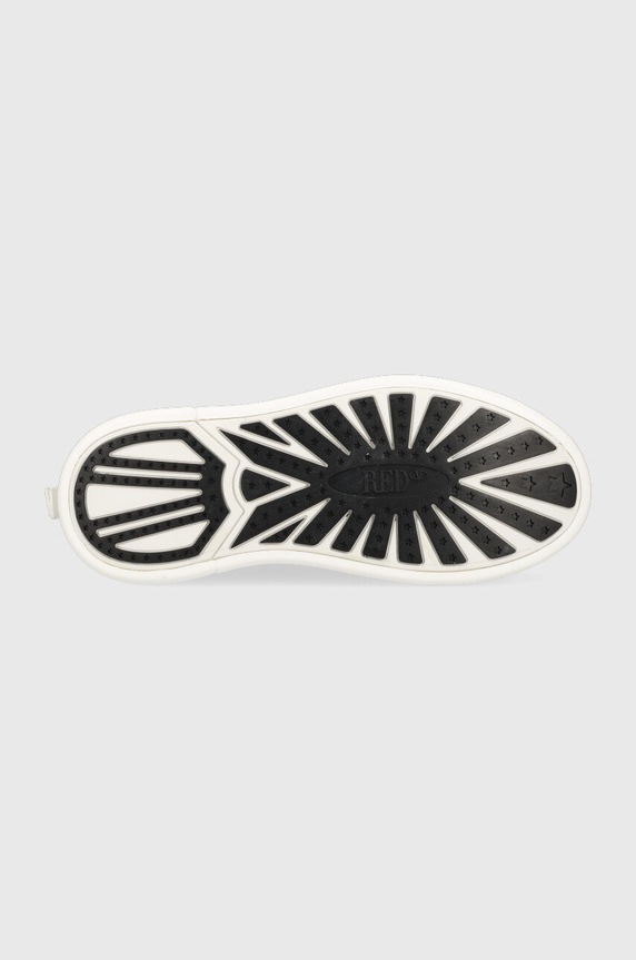 Red Valentino sneakersy skórzane 1Q0S0E11STP.0BO biały