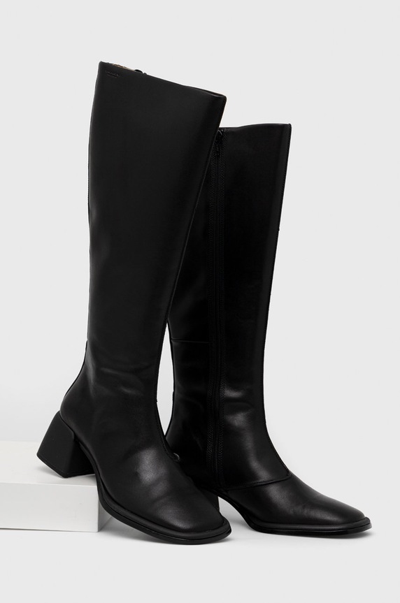 Kožne čizme Vagabond Shoemakers 5445.101.20 crna AW22