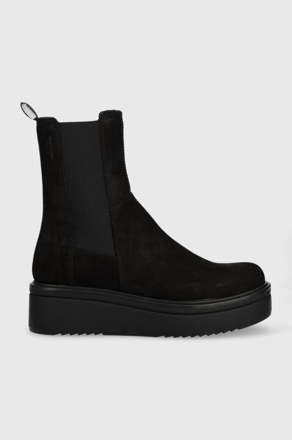 Vagabond stivaletti chelsea in pelle Tara pelle scamosciata nero 4846.150.20
