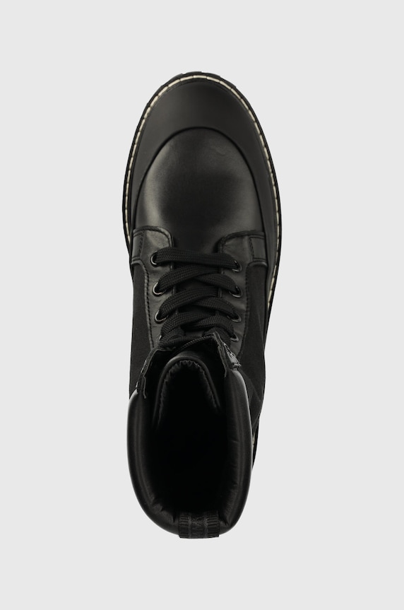 Farmářky Tommy Hilfiger Th Casual Lace Up Boot černá FW0FW06549.BDS
