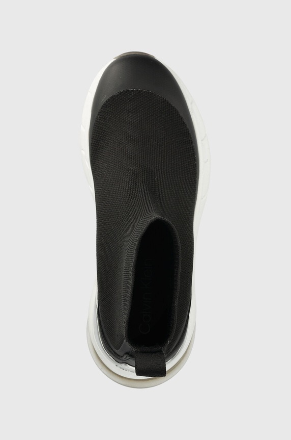 Calvin Klein sneakersy Sock Boot czarny HW0HW01177.BAX
