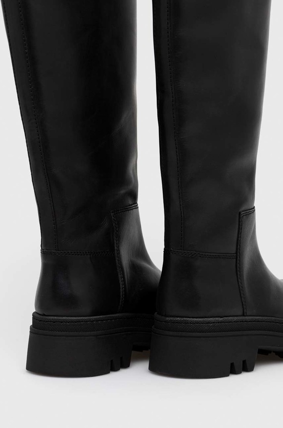 Obuwie Tommy Jeans kozaki skórzane Tommy Jeans Fashion Bootie EN0EN01946.BDS czarny