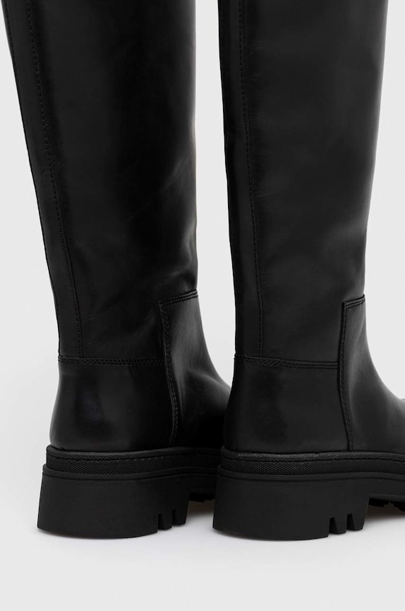 Obuwie Tommy Jeans kozaki skórzane Tommy Jeans Fashion Bootie EN0EN01946.BDS czarny