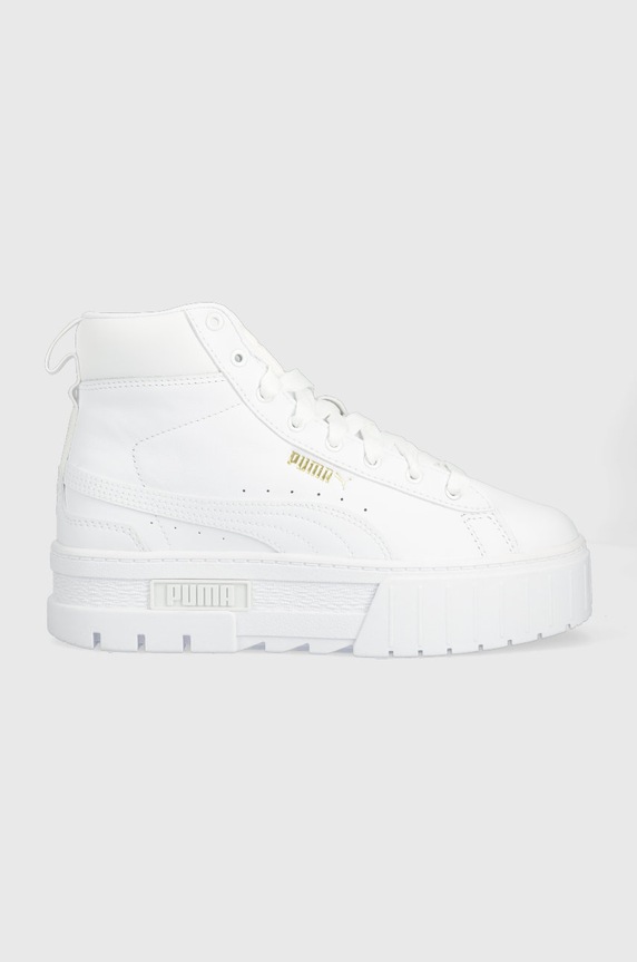 Puma sportcipő Mayze Mid Wn s nappa bőr fehér 381170