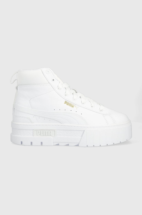 Puma sportcipő Mayze Mid Wn s nappa bőr fehér 381170
