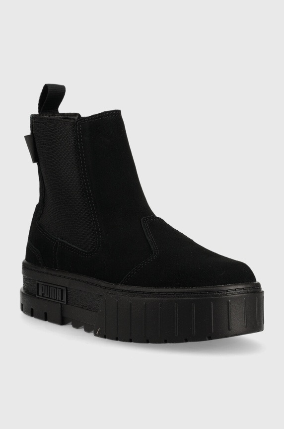 Puma sztyblety zamszowe 382829 czarny AW22