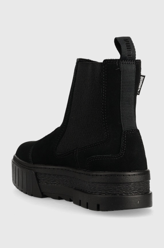 Obuwie Puma sztyblety zamszowe 382829 czarny