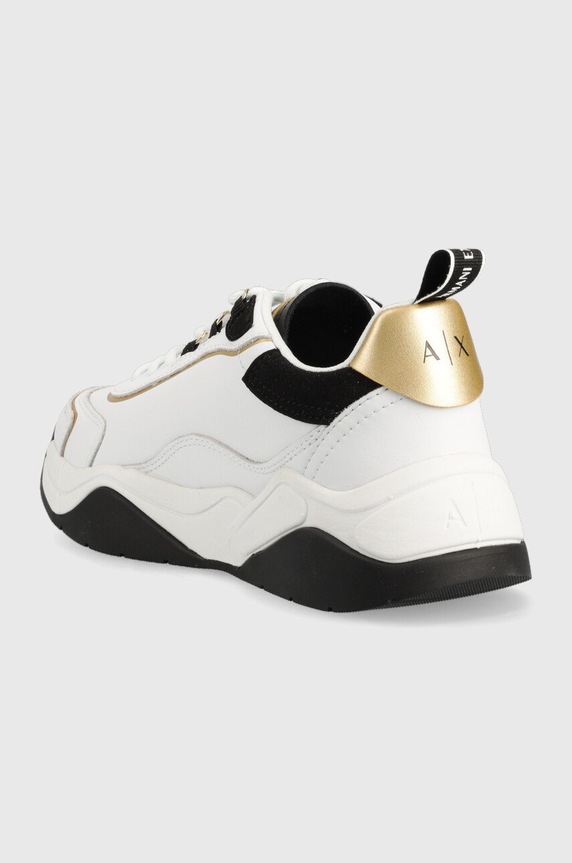 Obuwie Armani Exchange sneakersy skórzane XDX104.XV580.S037 biały