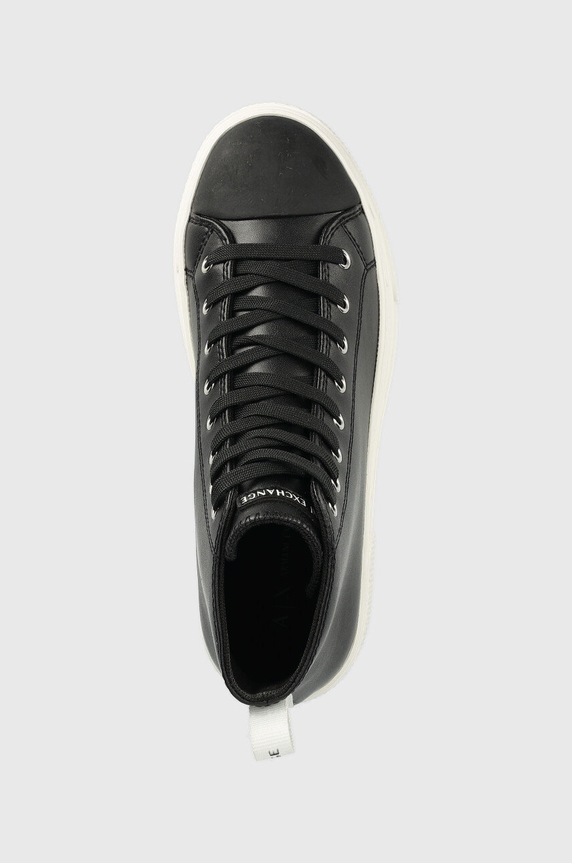 Armani Exchange scarpe da ginnastica in pelle nero XDZ021.XV571.N642