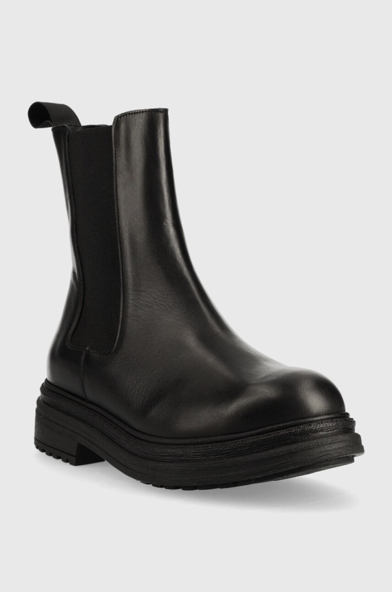 Marella stivaletti chelsea in pelle Cuscino CUSCINO.002 nero AW22