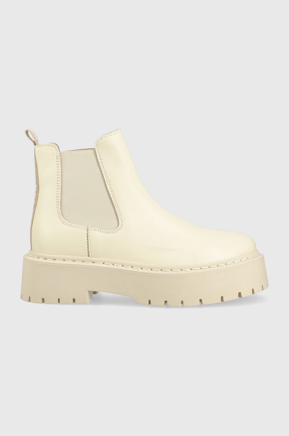 Steve Madden sztyblety skórzane Veerly nieocieplane beżowy SM11001347.BNB