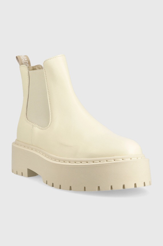 Steve Madden sztyblety skórzane Veerly SM11001347.BNB beżowy AW22