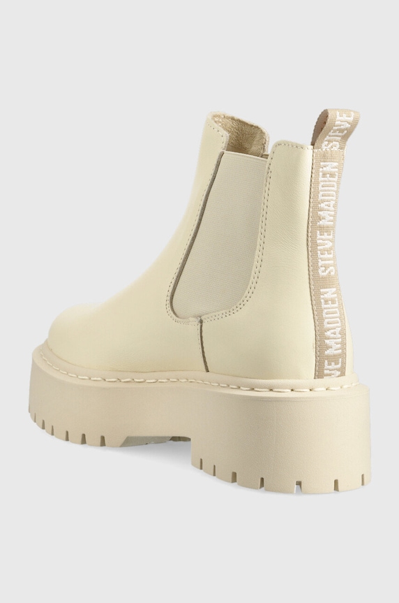 Obuwie Steve Madden sztyblety skórzane Veerly SM11001347.BNB beżowy