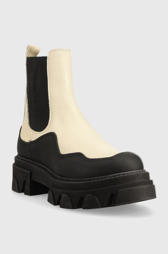 Kožené kotníkové boty Steve Madden Merilyn SM11001689.BOB béžová AW22