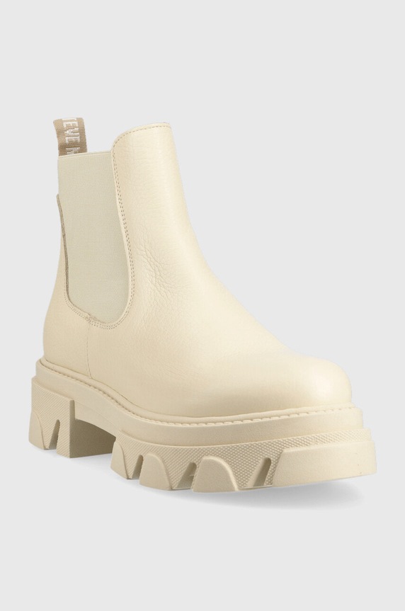 Steve Madden sztyblety skórzane Mixture SM11001800.287 beżowy AW22