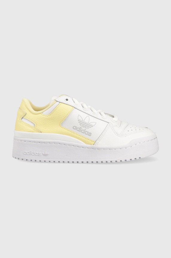 adidas Originals sneakersy skórzane FORUM BOLD Planet friendly biały GY6986