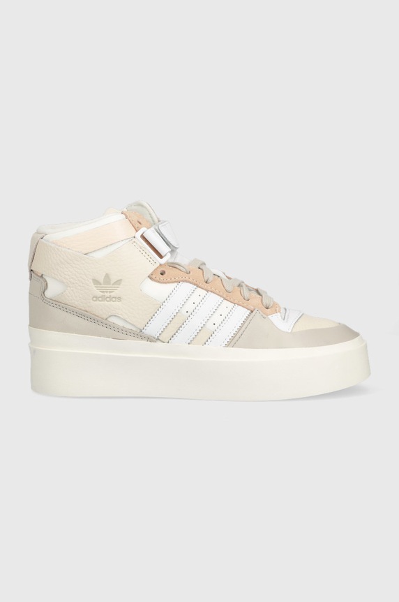 Tenisky adidas Originals Forum Bonega imitácia kože béžová GW7061
