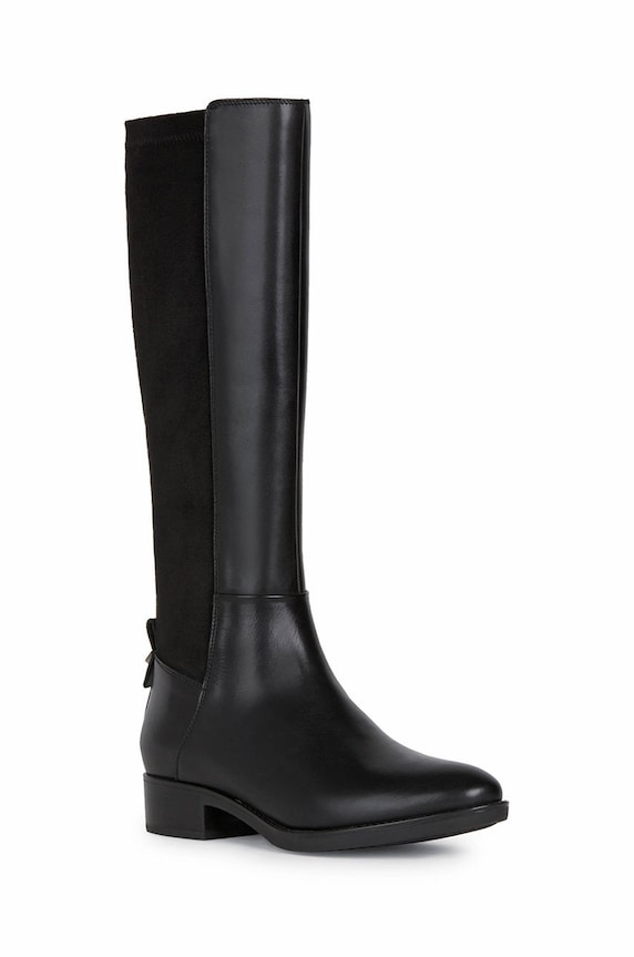 Vysoké čižmy Geox D FELICITY D16G1D.043JZ.C9999 čierna AW25