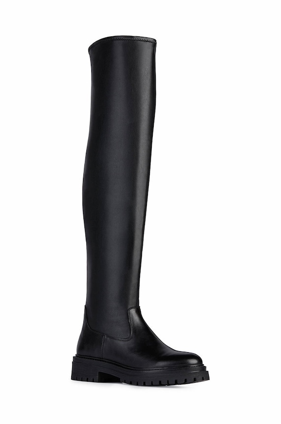 Geox kozaki skórzane D IRIDEA D16HRH.0KB43.C9999 czarny AW22