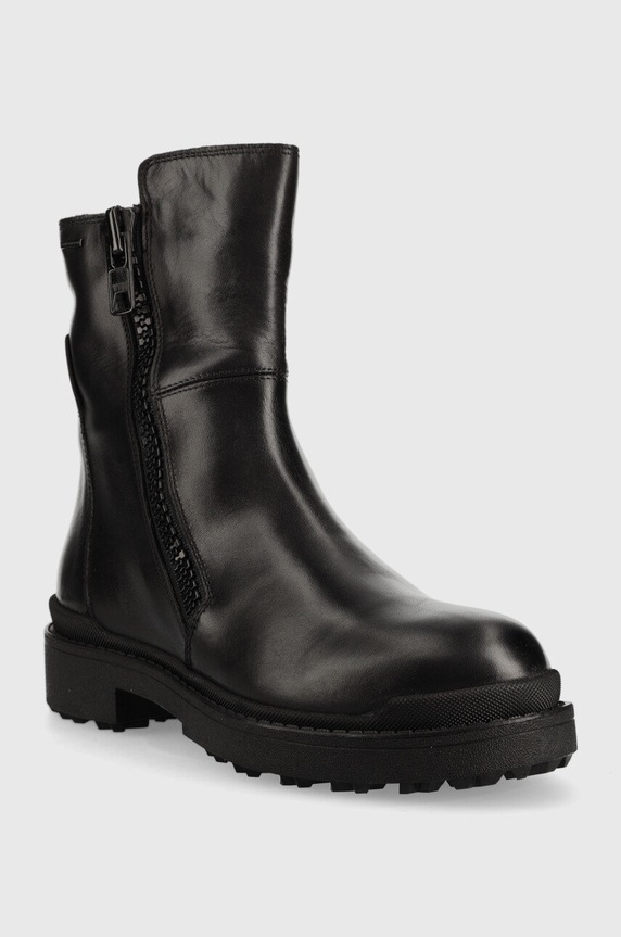 Kožené kotníkové boty Geox Nevegal B Abx D26UPE.00043.C9999 černá AW22