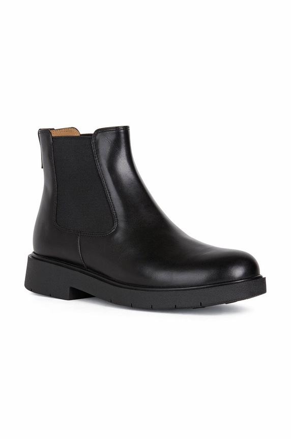 Geox bőr bokacsizma Spherica Ec1 D16QRC.00043.C9999 fekete NC24