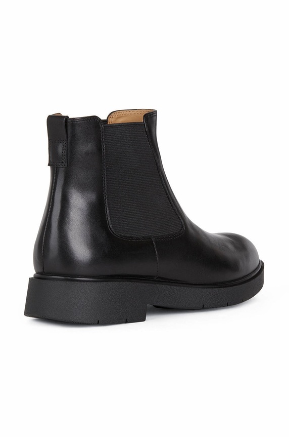 Geox bőr bokacsizma Spherica Ec1 fekete D16QRC.00043.C9999