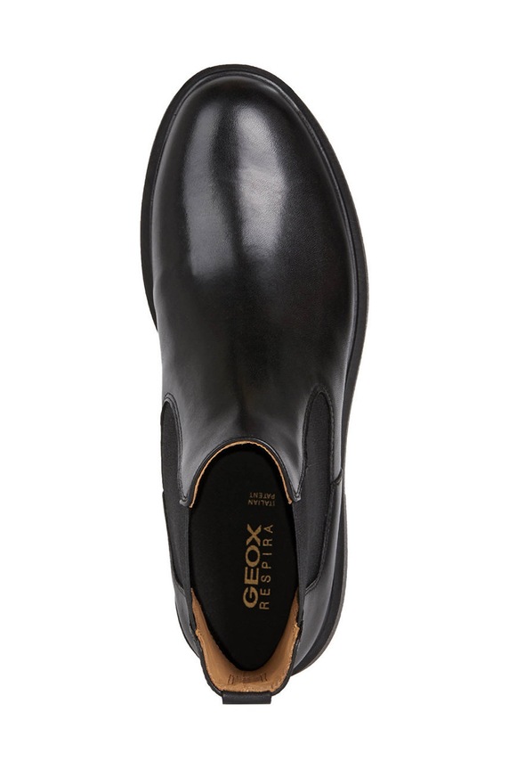 Geox bőr bokacsizma Spherica Ec1 D16QRC.00043.C9999 fekete