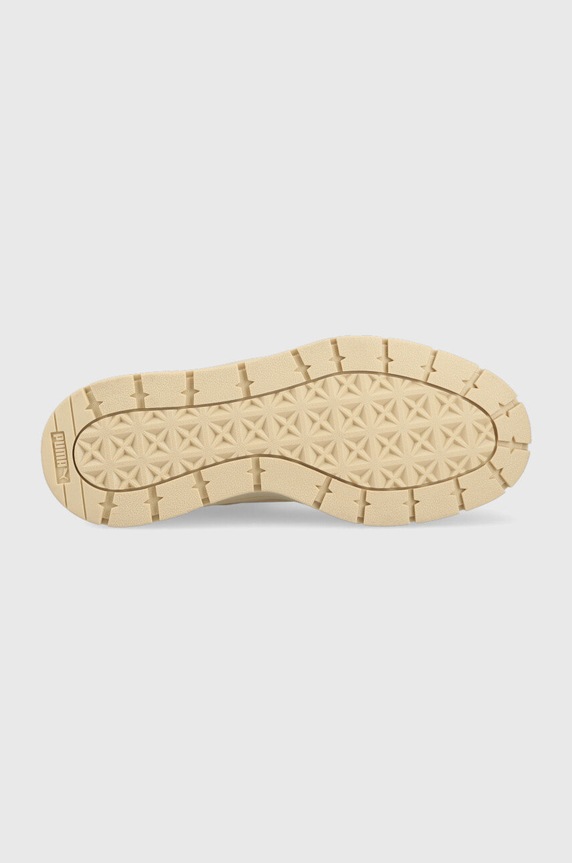 Puma sztyblety skórzane Mayze Stack 386272 beżowy