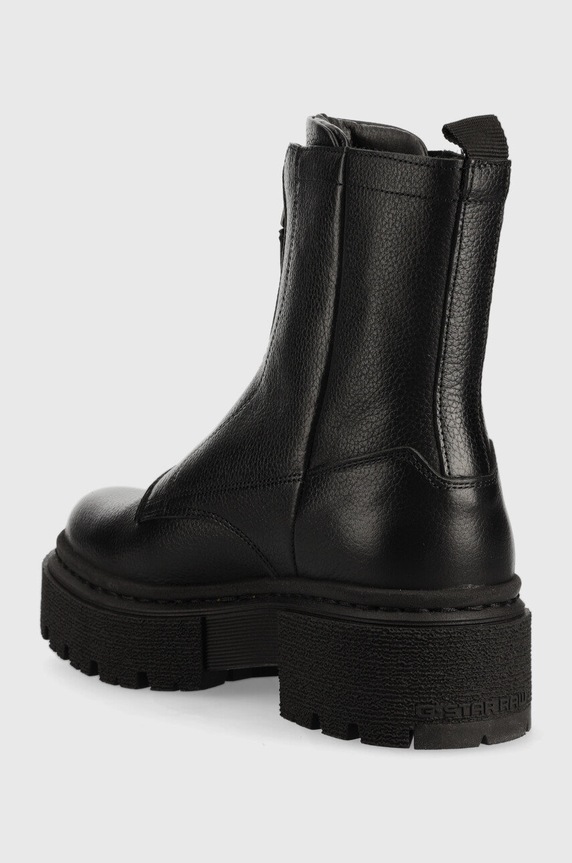Obuwie G-Star botki skórzane Kafey Pfm 2241021823.BLK czarny