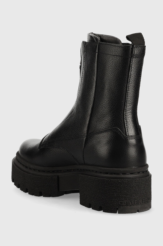 Obuwie G-Star botki skórzane Kafey Pfm 2241021823.BLK czarny