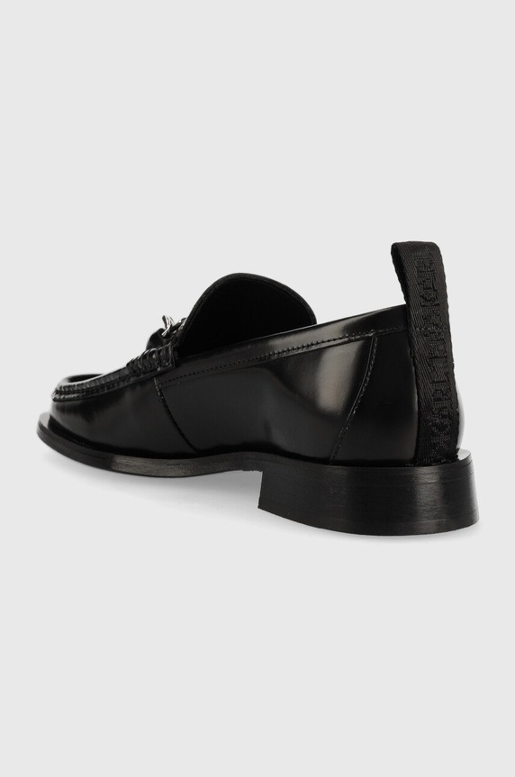 Boty Kožené mokasíny Karl Lagerfeld MOKASSINO II KL41335.000 černá