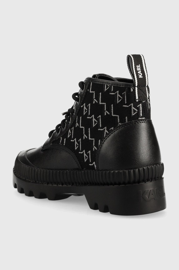 Obuwie Karl Lagerfeld botki TREKKA II KL42531.U0X czarny