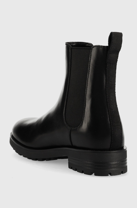 Încălțăminte Love Moschino ghete chelsea de piele JA21084G1FIA0000 negru