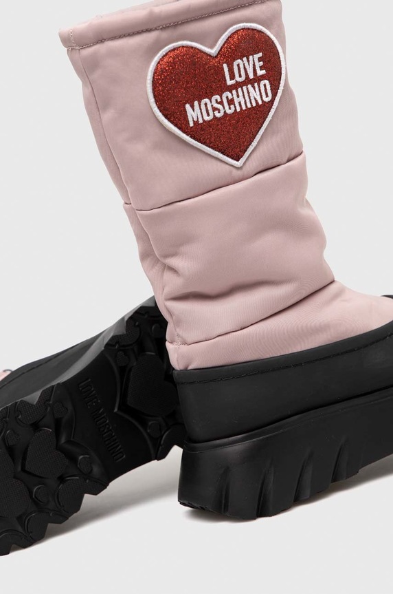 Obuwie Love Moschino śniegowce JA24566G0FJHB600 różowy