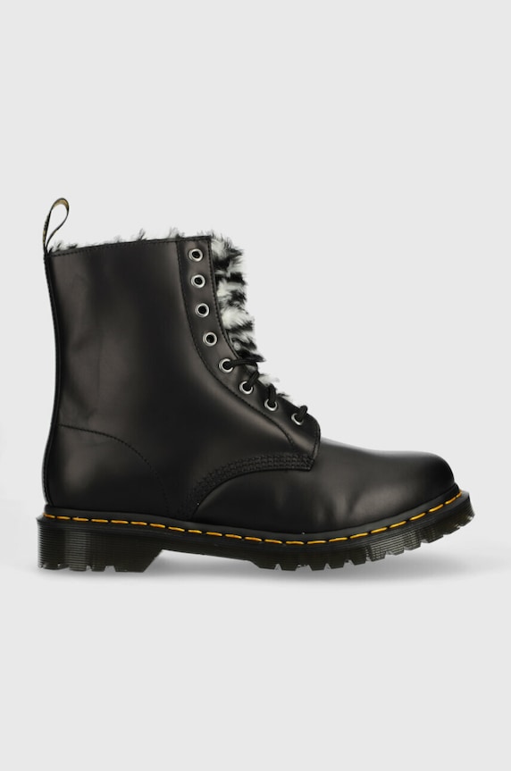 Dr. Martens bocanci de piele 1460 Serena izolat negru DM27787001