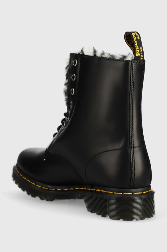 Încălțăminte Dr. Martens bocanci de piele 1460 Serena DM27787001 negru