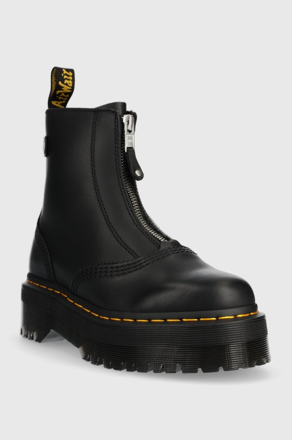 Кожени боти Dr. Martens Jetta DM27656001 черен AW22