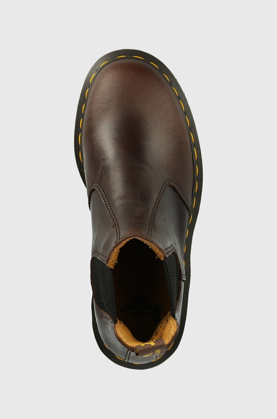 Δερμάτινες μπότες τσέλσι Dr. Martens 2976 Bex καφέ DM27896201
