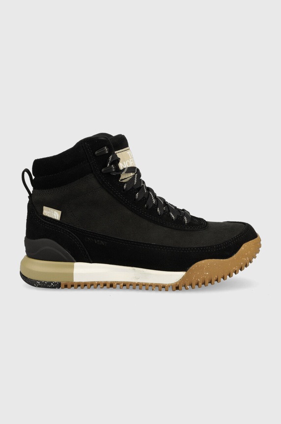 The North Face buty Back-To-Berkeley III skóra zamszowa czarny NF0A4T3E34G1