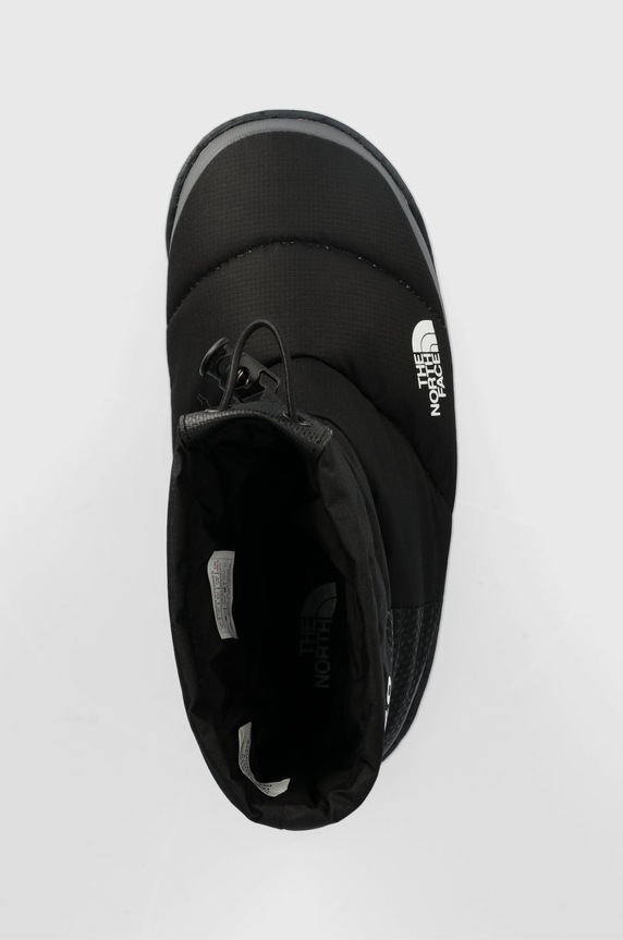 Čizme za snijeg The North Face Women S Nuptse Apres Bootie crna NF0A5LWCKT01