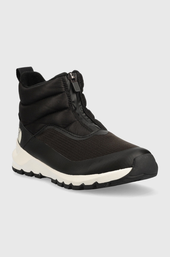 The North Face cizme de iarna WOMEN S THERMOBALL PROGRESSIVE ZIP II WP NF0A5LWFR0G1 negru AW22