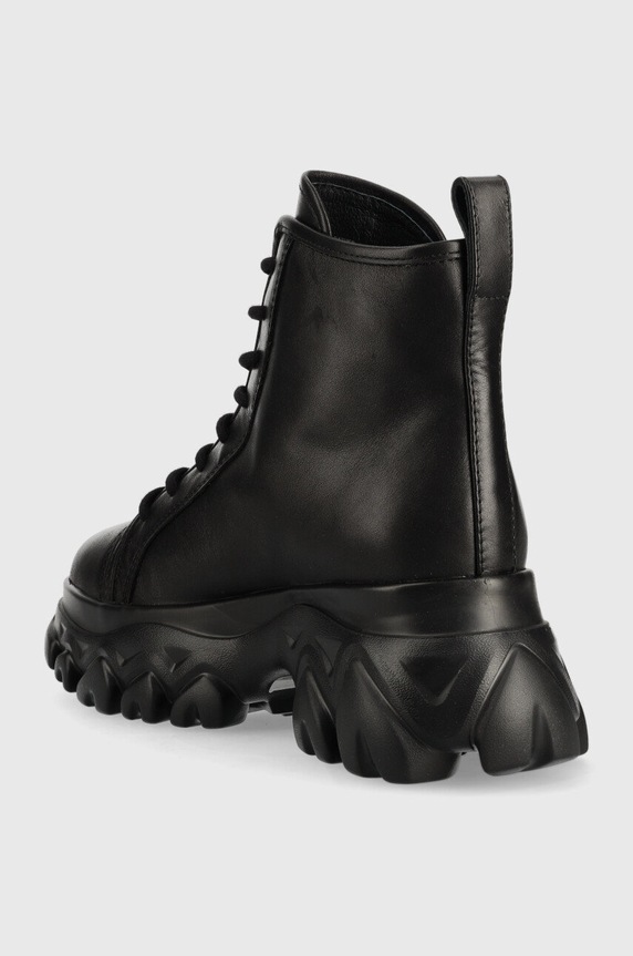 Obuwie Miss Sixty workery skórzane 6W3QJ8860000 czarny