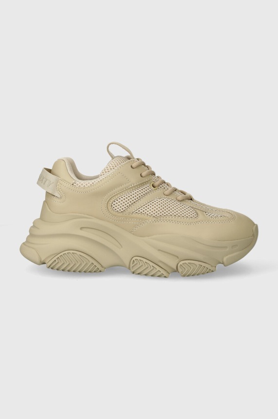 Miss Sixty sneakersy skórzane platforma beżowy 6W3QJ8870000