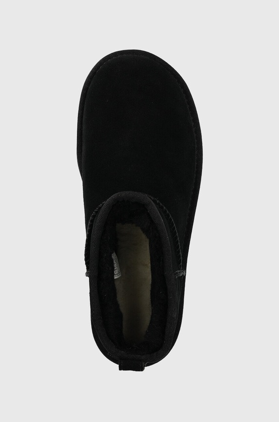 Semišové snehule UGG W Classic Ultra Mini Platform čierna 1135092.BLK