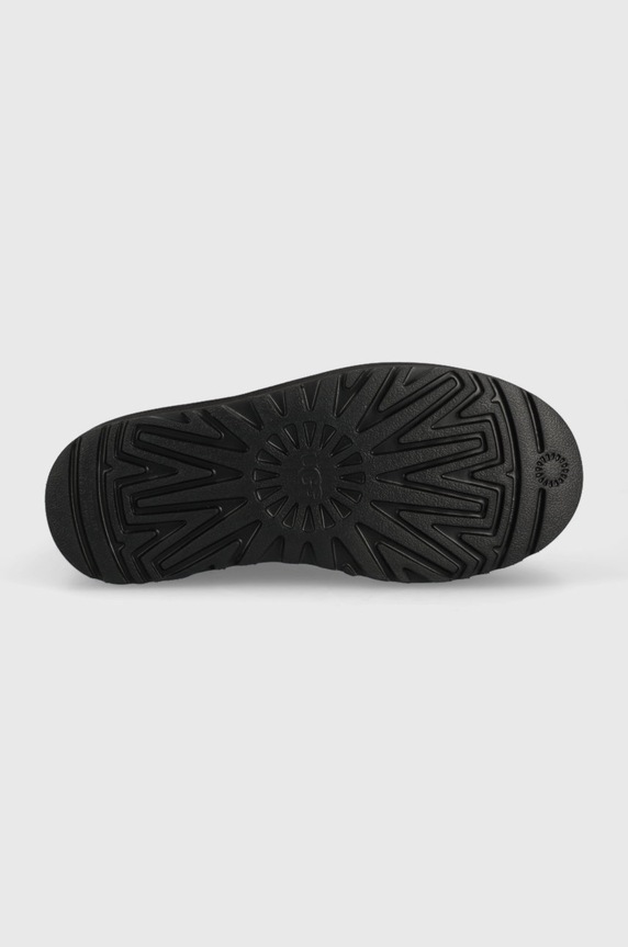 UGG sztyblety zamszowe W Neumel Platform Chelsea 1134526.BLK czarny