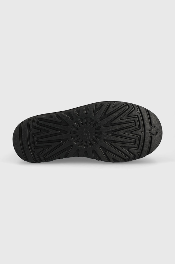 UGG sztyblety zamszowe W Neumel Platform Chelsea 1134526.BLK czarny