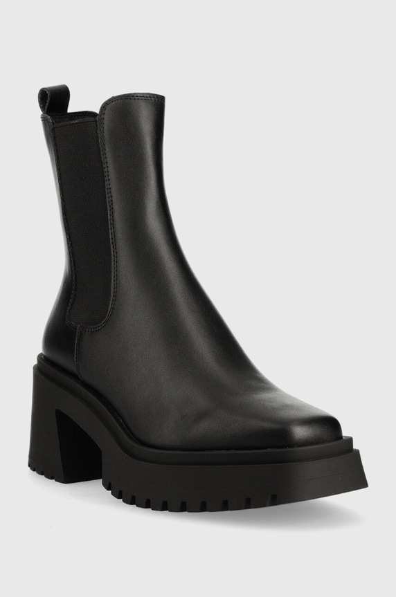 Шкіряні черевики Steve Madden Parkway SM19000007.017 чорний AW22