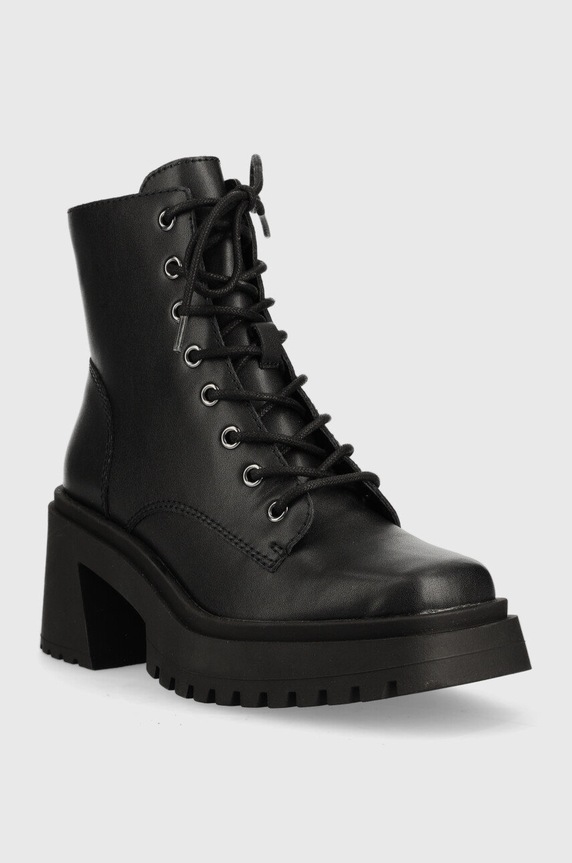 Steve Madden cizme de piele Freeport SM11002150.017 negru AW22