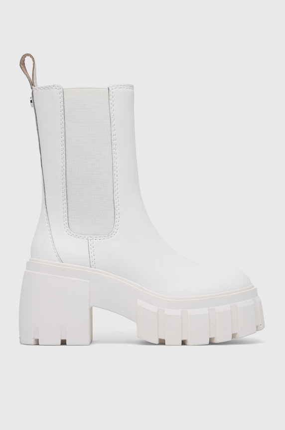 Kožne gležnjače Steve Madden zrnata koža bijela SM11002152.127